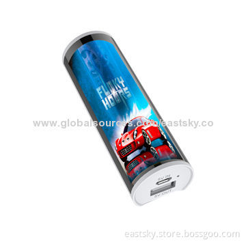 Illuminated Power Bank with LED Light Box to Show Advertisement PhotoNew